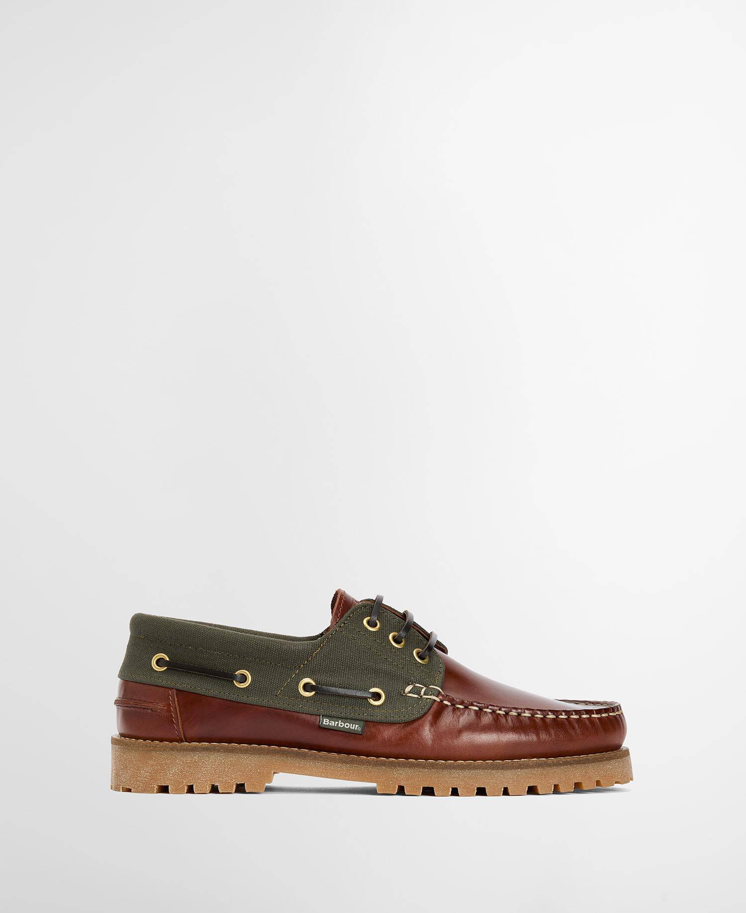 Re-Engineered Deck Boat Shoes Mahogany image number 0