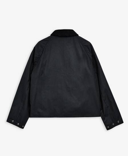 Modified Spey Waxed Jacket Black