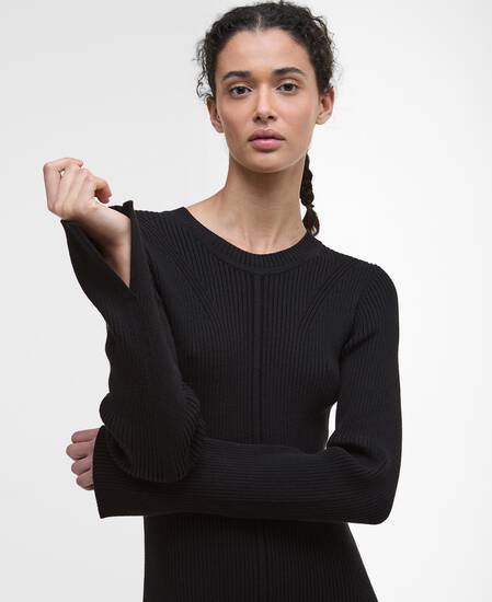 Abito midi in maglia Anastasia Black