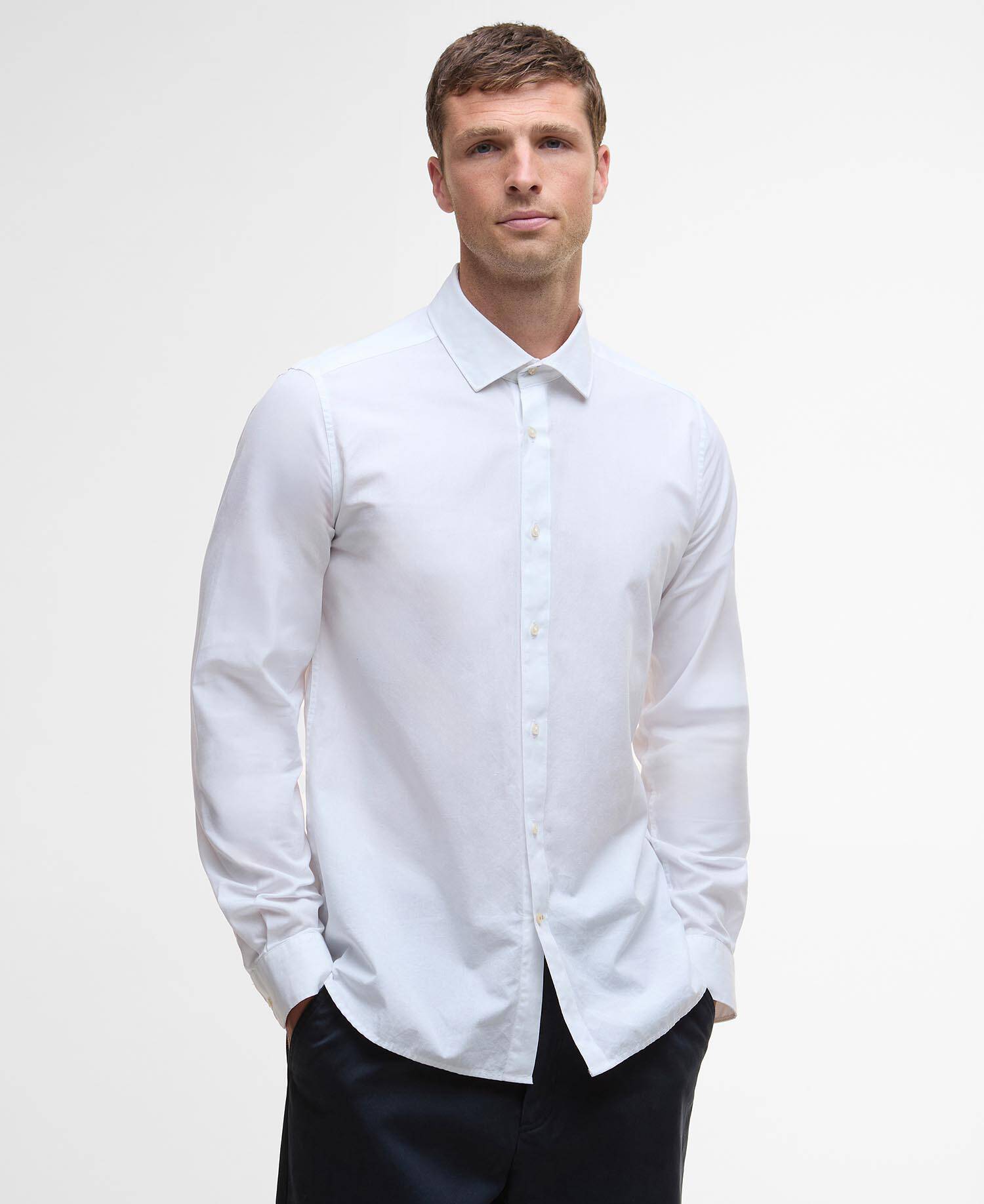 Throckley Oxford Tailored Shirt image number 0