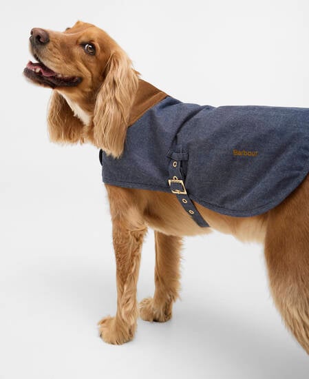 Denim Dry wax Dog Coat Indigo