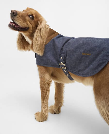 Denim Dry wax Dog Coat Indigo
