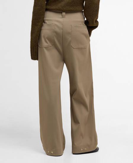 Lorrie Oversized Trousers Military Brown