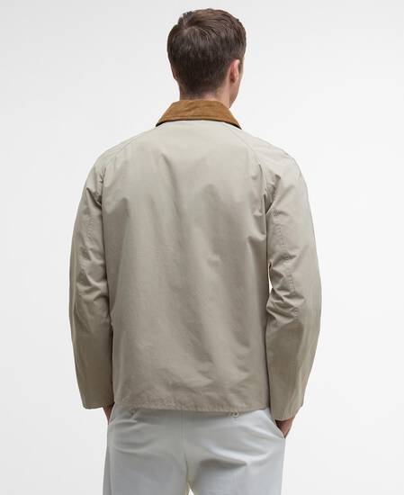 Peached Tracker Casual Jacket Washed Stone