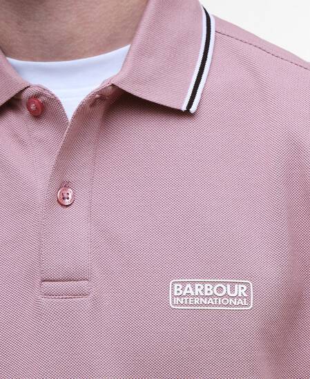Evan Short-Sleeved Polo Shirt Elderberry Evan Short-Sleeved Polo Shirt Elderberry