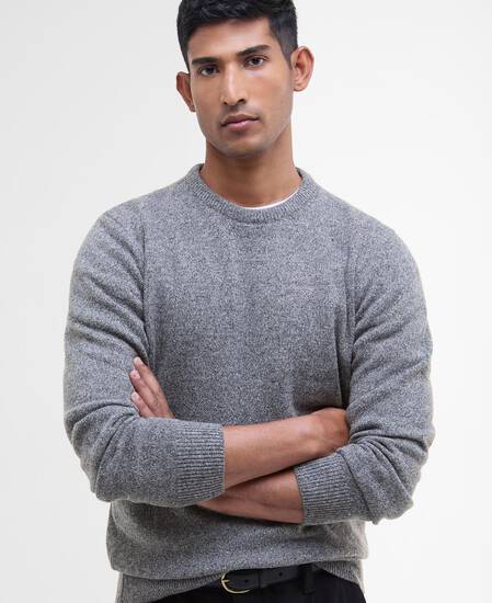 Essential Tisbury Crew-Neck Jumper Classic Grey