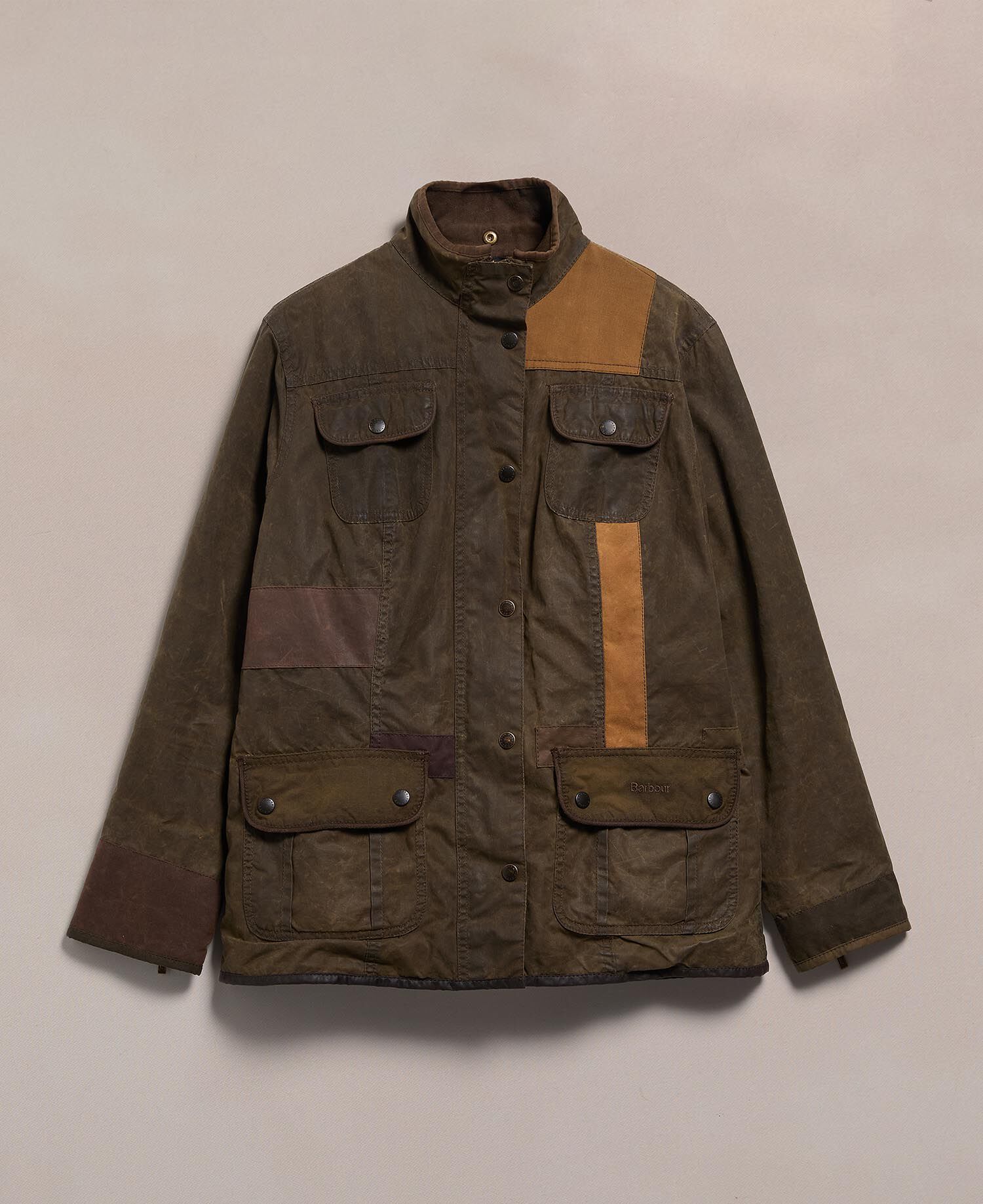 Barbour Re-loved Women's Utility Waxed Jacket - Size 14 Olive