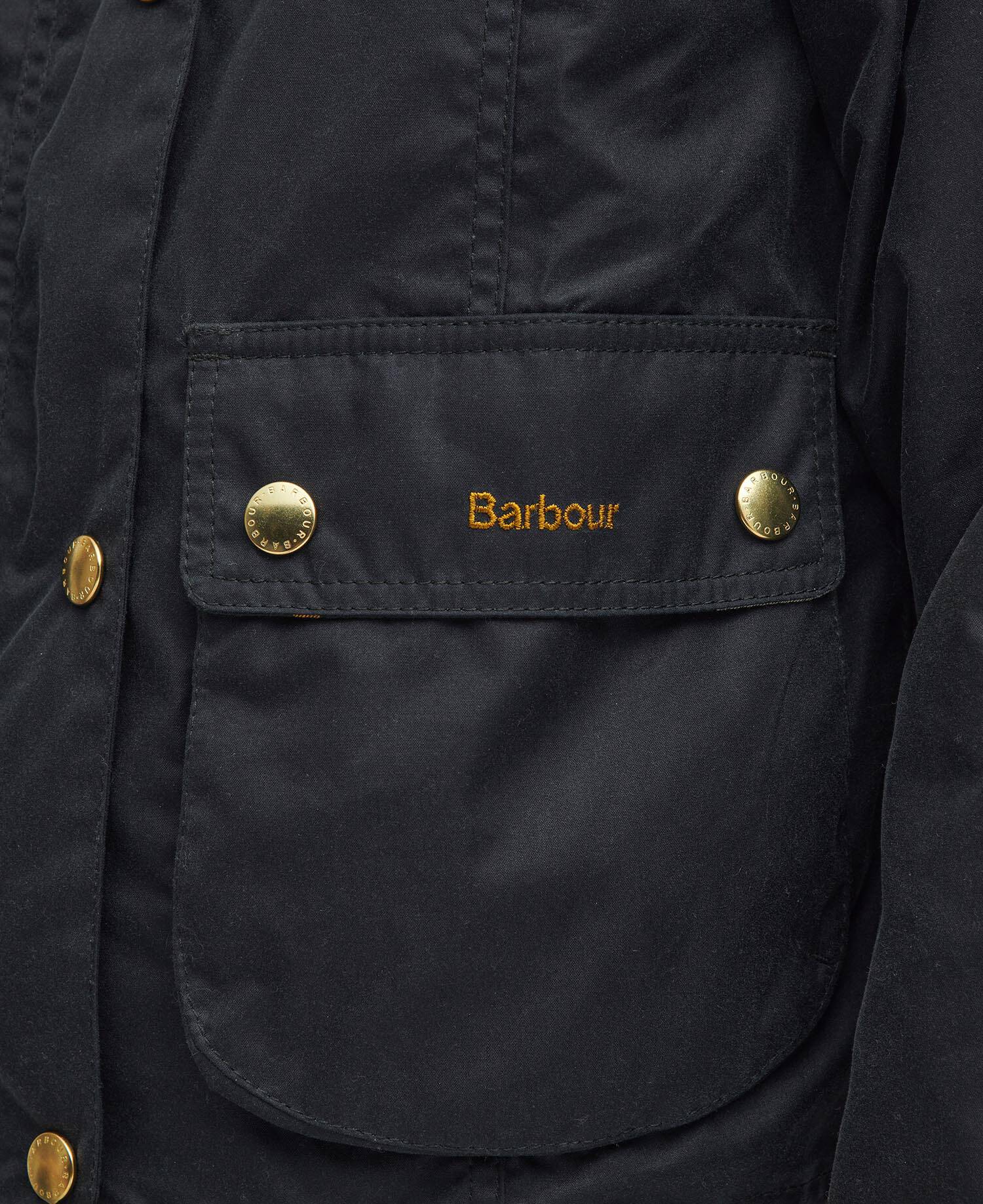 Cropped Beadnell Waxed Jacket image number 6