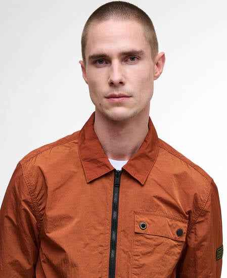 Inline Overshirt Dark Ginger Inline Overshirt Dark Ginger