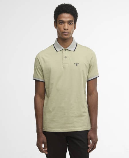 Cornsay Short-Sleeved Polo Shirt Sea Green