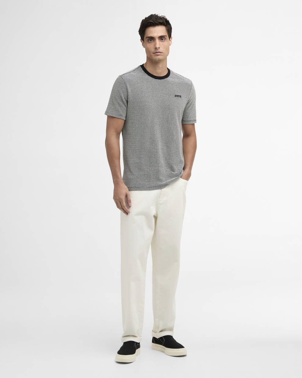 T-shirt testurizzata Halls