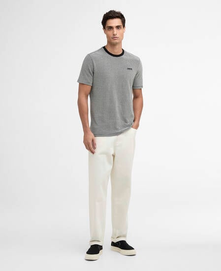 T-Shirt Halls Textured Black