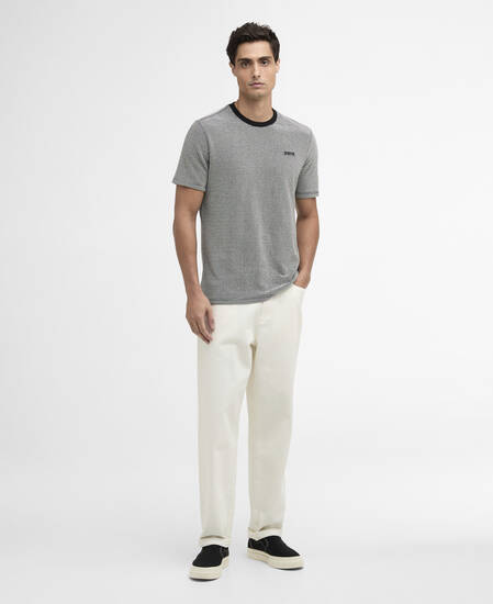 T-shirt testurizzata Halls Black