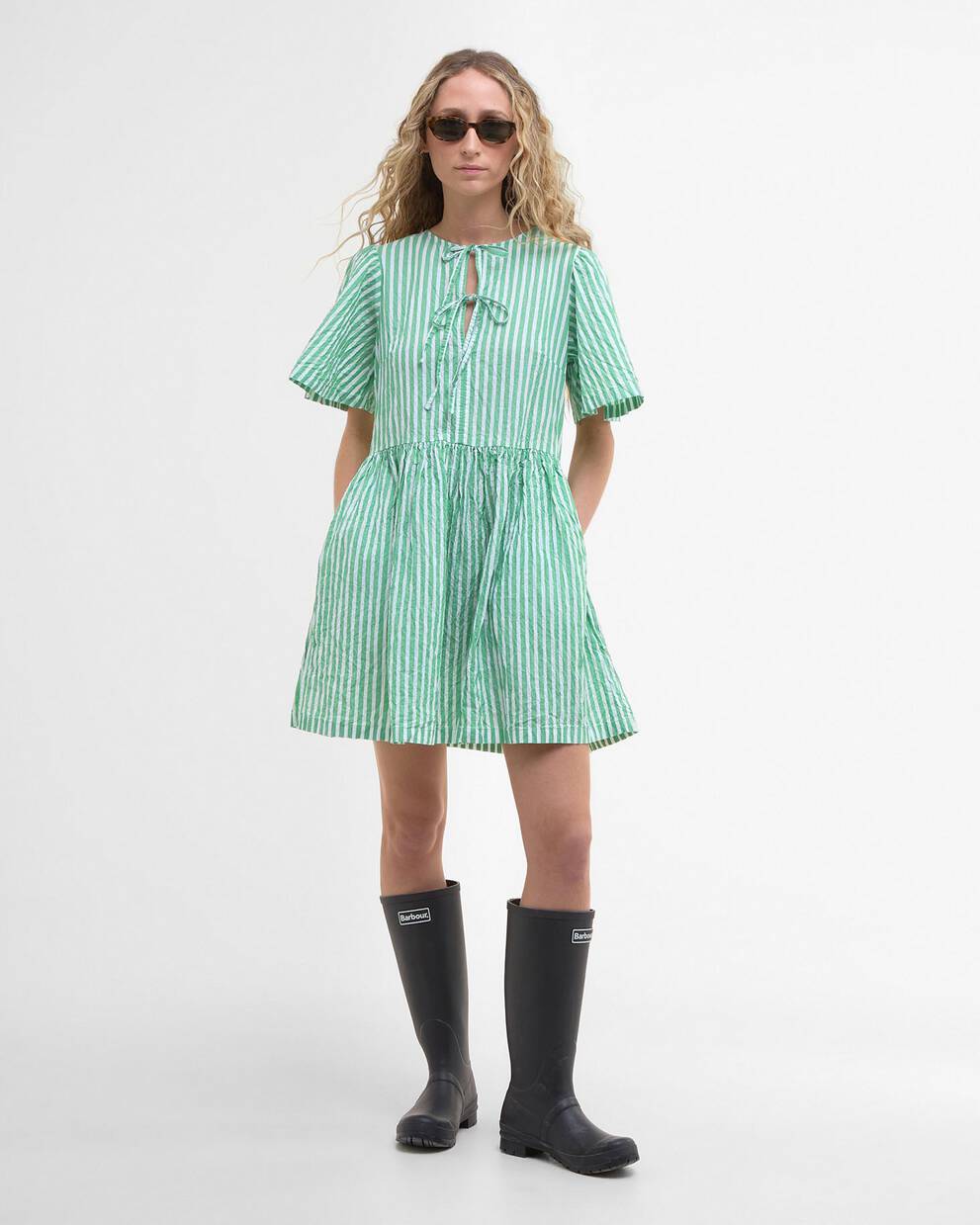 Daison Striped Mini Dress