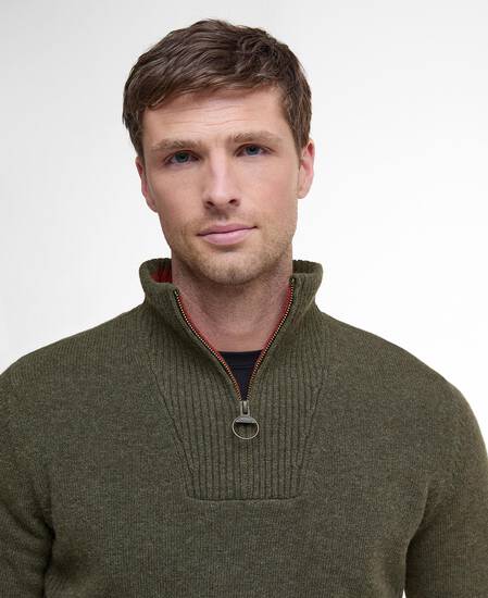 Nelson Essential Half-Zip Jumper Seaweed