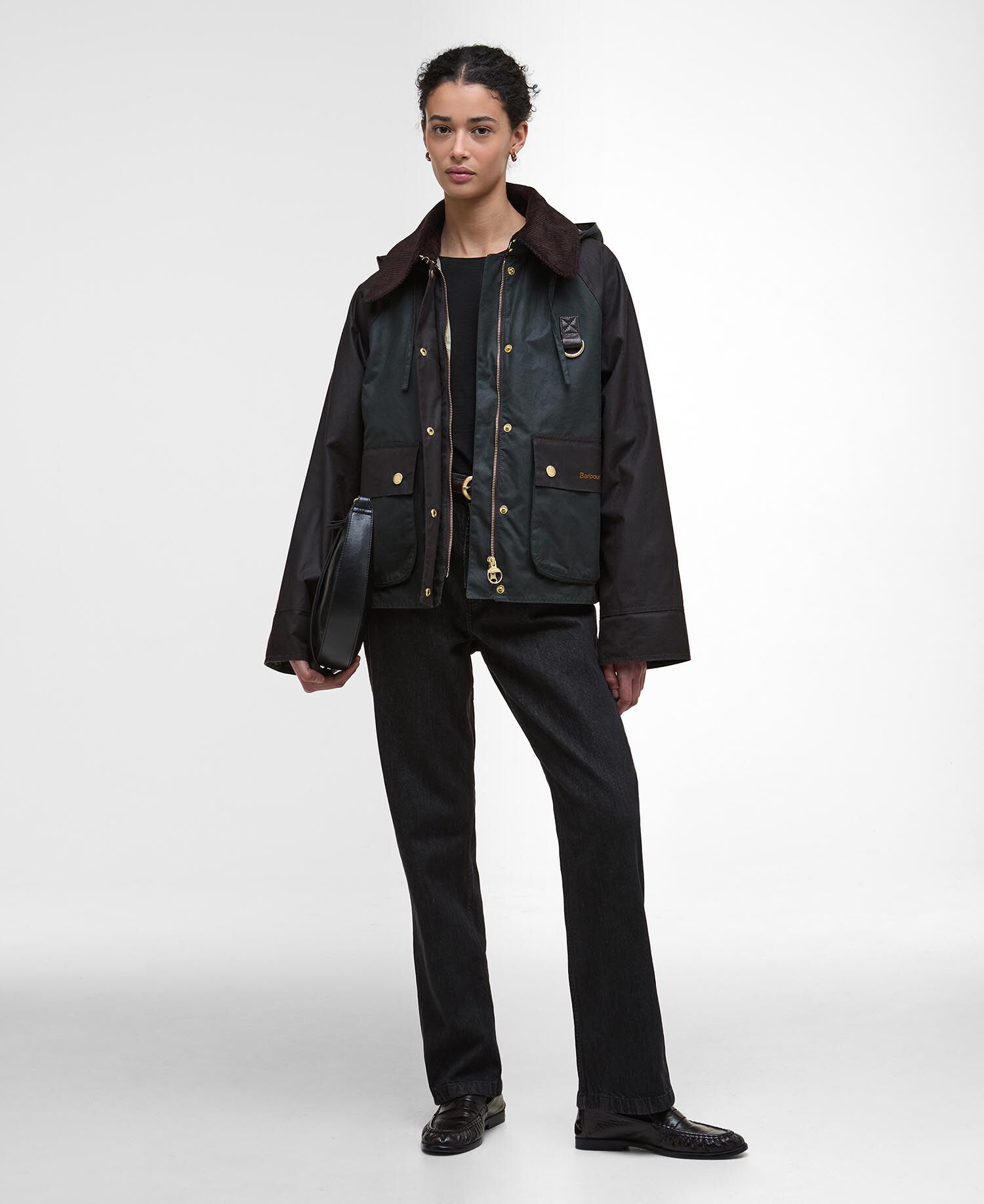 （美品）Barbour SPEY JACKET✴︎BLACK Barbour Spey Wax Jacket Black