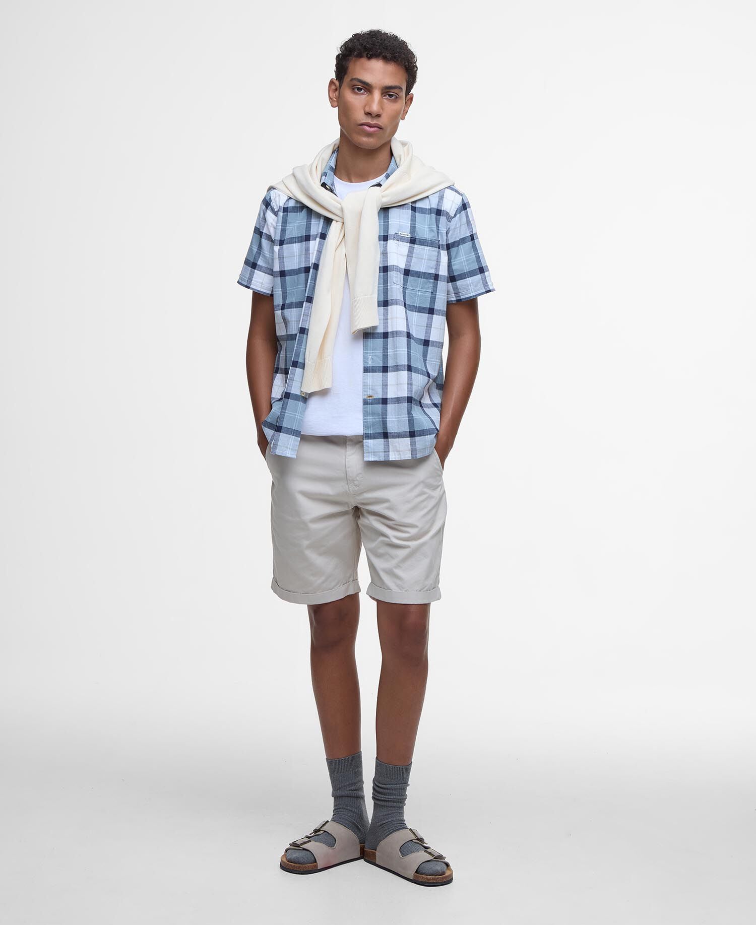 Gordon Short-Sleeved Tailored Shirt Northshore Tartan