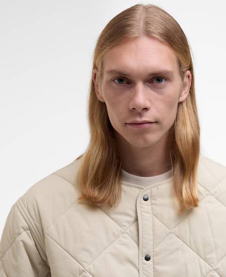 Barbour x Kaptain Sunshine Quilted Liner Clay