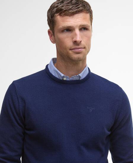 Felpa girocollo Essential Atlantic Blue