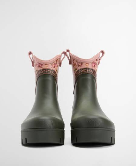 Barbour FARM Rio Thais Ankle Wellingtons Tropical  Print