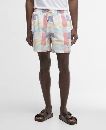 Patch Swim Shorts Red