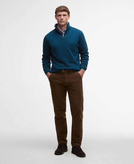 Felpa con mezza zip Nelson Essential Mallard Green Felpa con mezza zip Nelson Essential Mallard Green