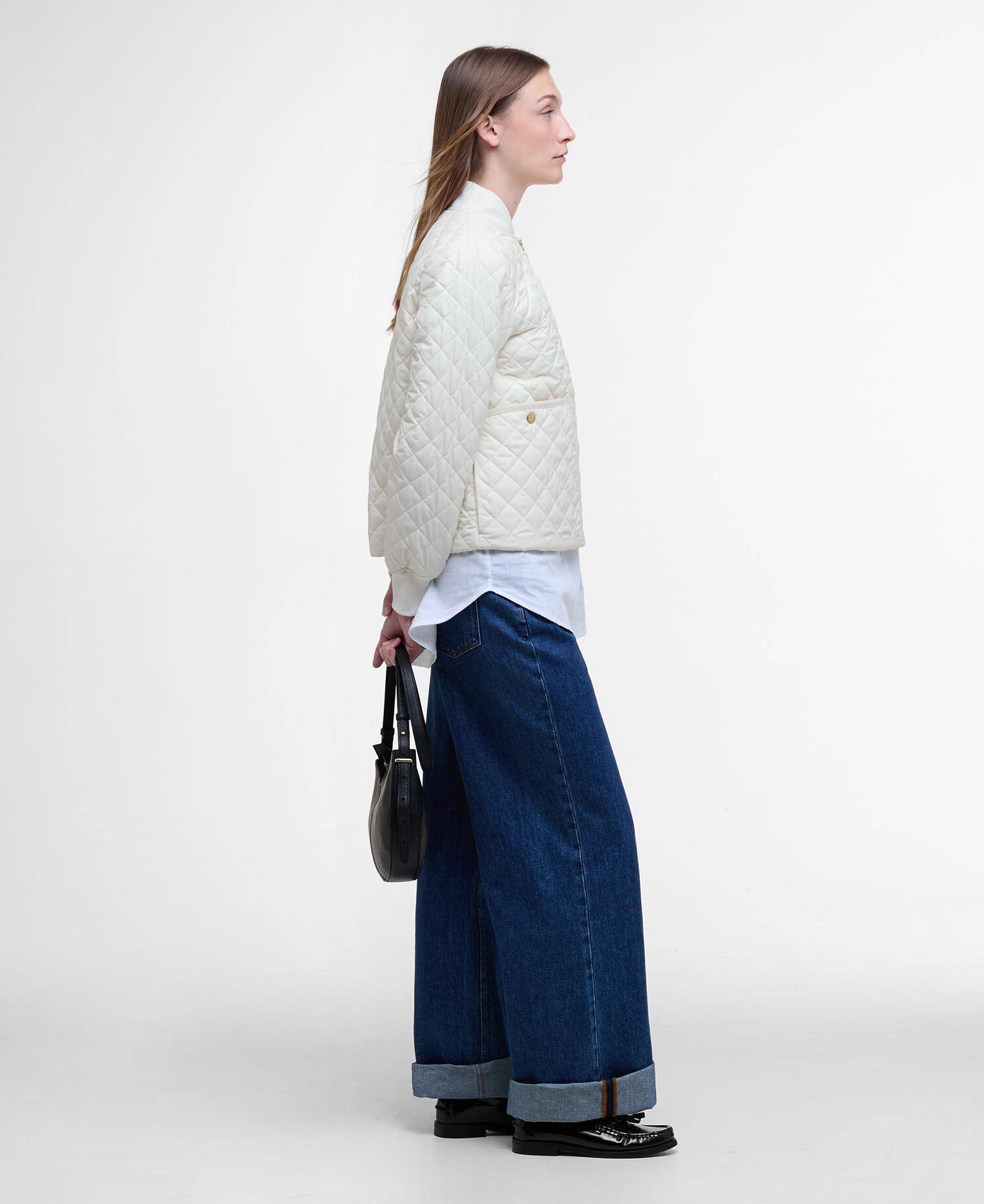 Reyna Quilted Bomber Jacket image number 1