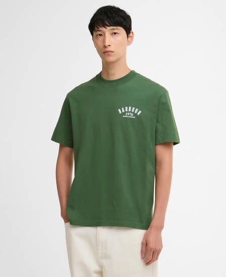 1976 Graphic Oversized T-Shirt Racing Green