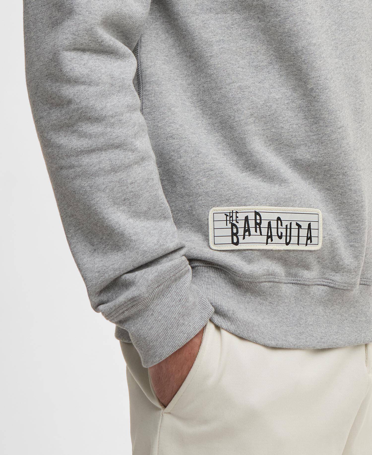 Barbour x Baracuta Northern Sweatshirt Grey Marl image number 4