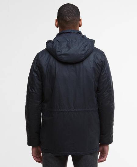 Winter Sapper Waxed Jacket Navy/Midnight Oak