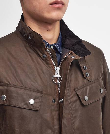 Duke Waxed Jacket Bark