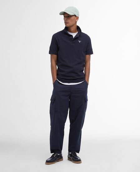 Sports Short-Sleeved Polo Shirt New Navy