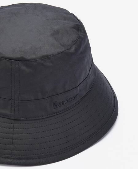 Waxed Bucket Hat Classic Black
