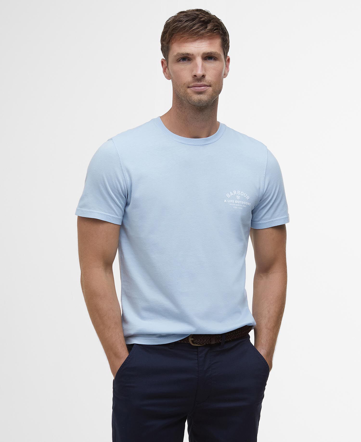 Cranmer Logo T-Shirt Ocean Sky