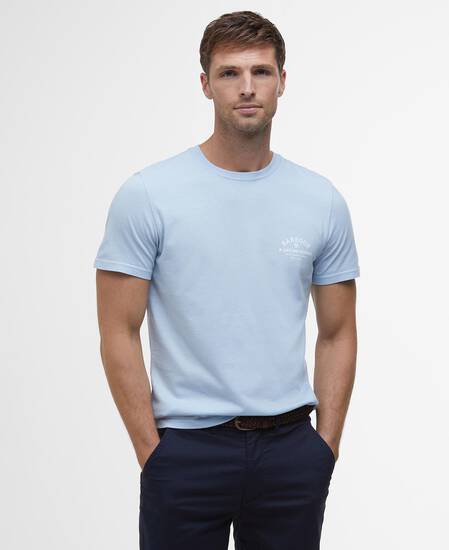 Cranmer Logo T-Shirt Ocean Sky