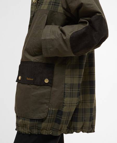 Shelley Showerproof Jacket Olive Check/Olive/Khaki Brown Shelley Showerproof Jacket Olive Check/Olive/Khaki Brown