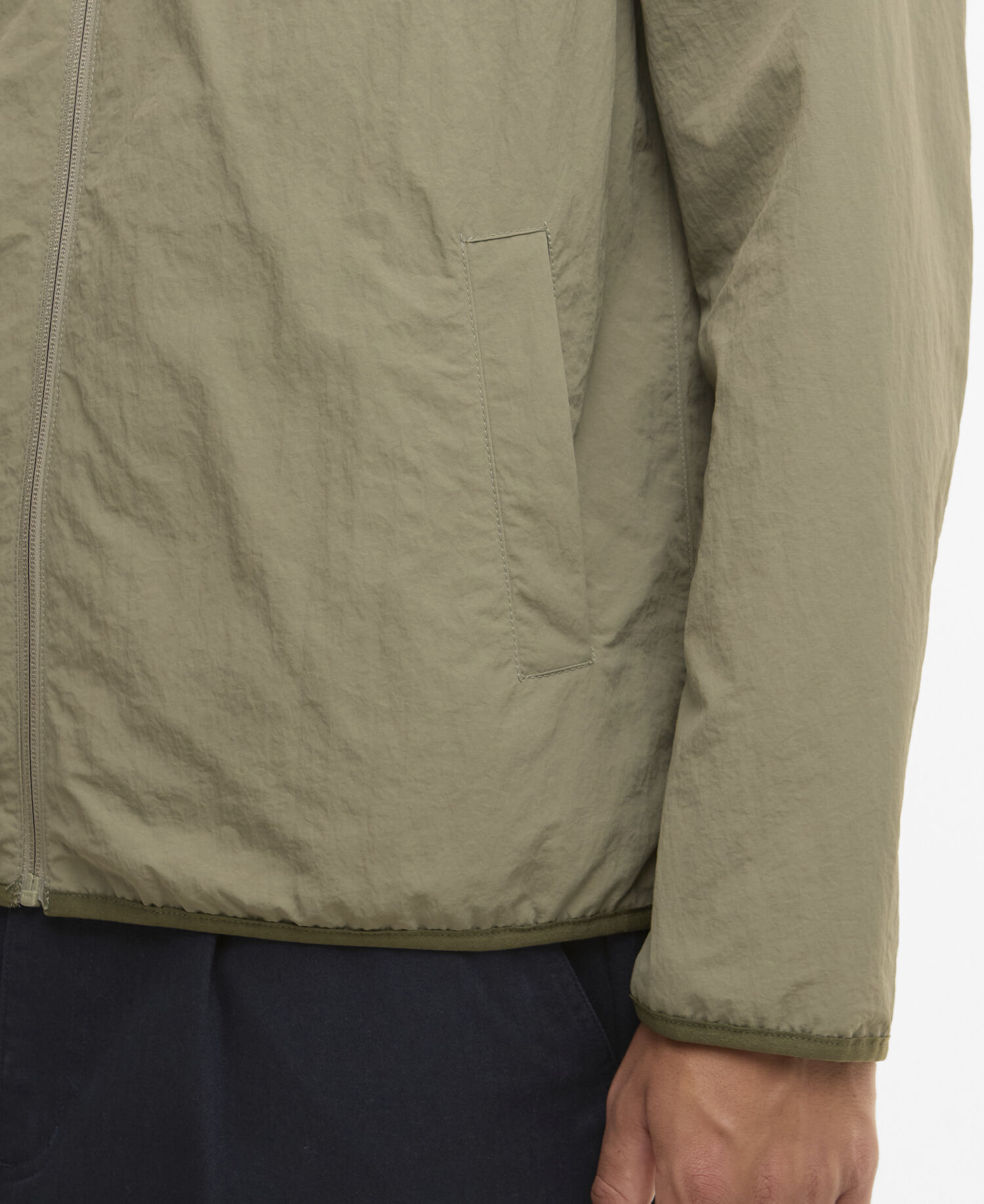 Reversible Kemble Showerproof Jacket Dusty Olive