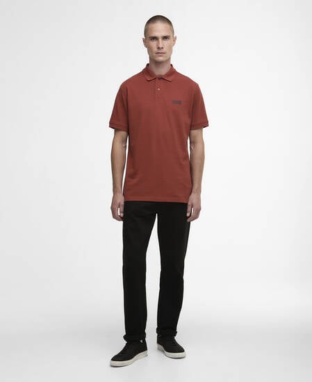 Essential Polo Shirt Burnt Henna