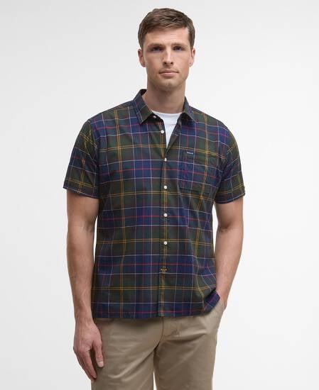 Gordon Short-Sleeved Tailored Shirt Classic Tartan