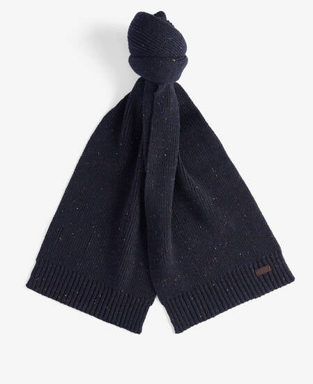 Carlton Fleck Beanie & Scarf Gift Set Classic Navy