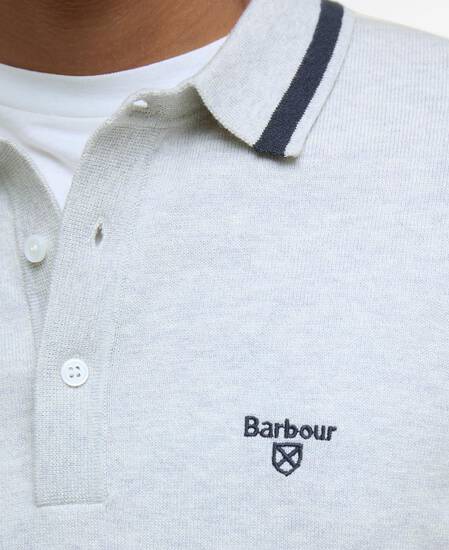 Rocton Knitted Polo Shirt Mist