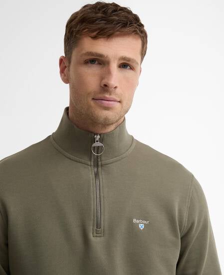 Rosford Quarter-Zip Sweatshirt Dusty Olive