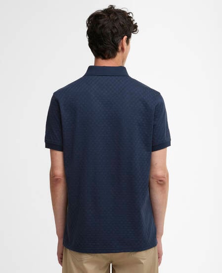 Hockham Tailored Polo Shirt Navy