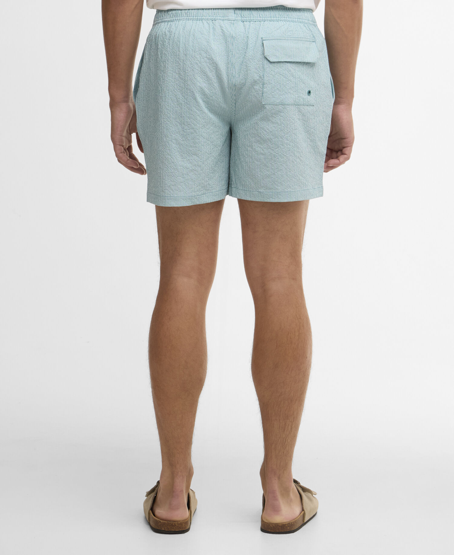 Badeshorts Somerset Pinstripe Light Teal