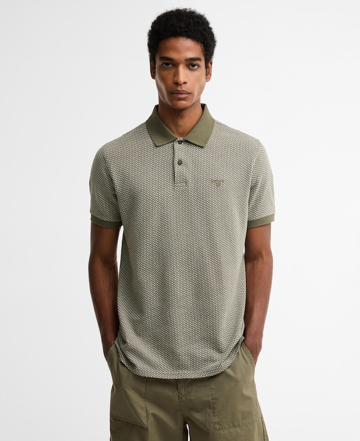 Copgrove Tailored Polo Shirt Dusty Olive