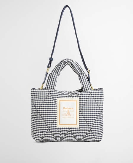 Tote Bag Riah Mini Quilted Gingham Check