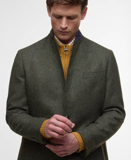 Blazer Godfrey Moons Shetland Olive Blazer Godfrey Moons Shetland Olive