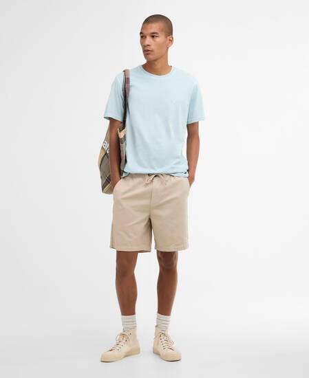 Washed Oxford Relaxed Shorts Mist