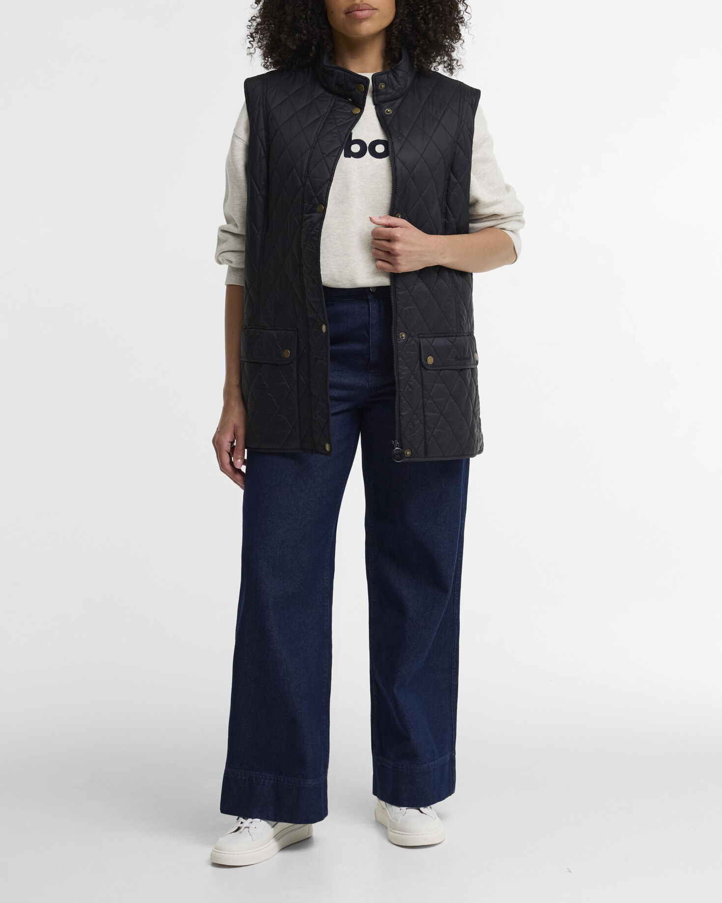 Otterburn Plus-Size Gilet Black