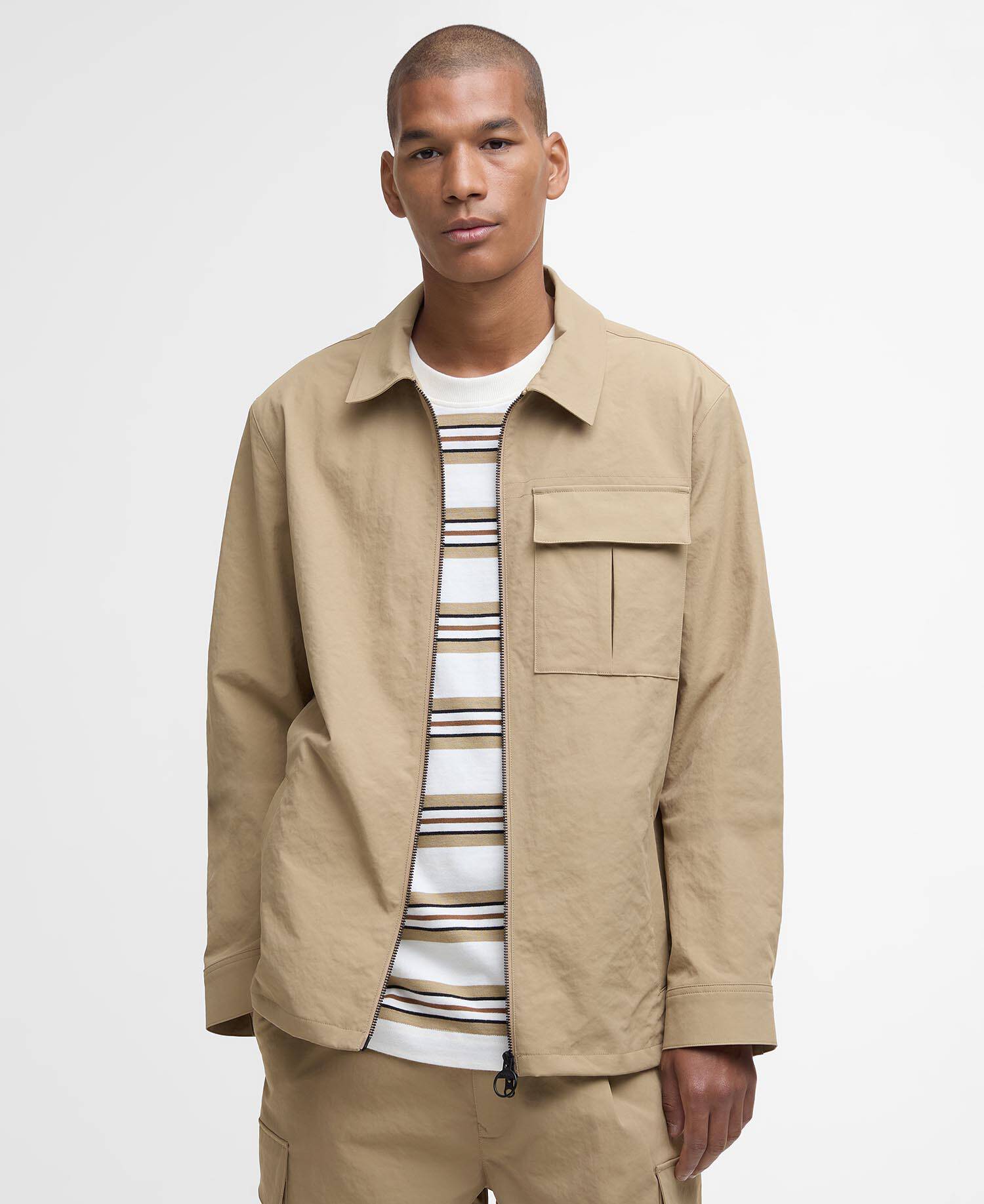 Overshirt Bellman Textured Trench image number 0